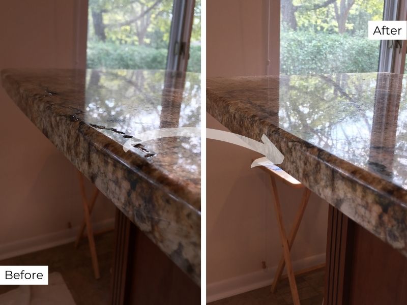 Repair A Chip In Your Granite Countertop With This Brilliant Tip