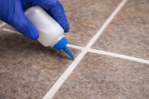 Kitchen grout sealing in Chicago by Prestige Grout